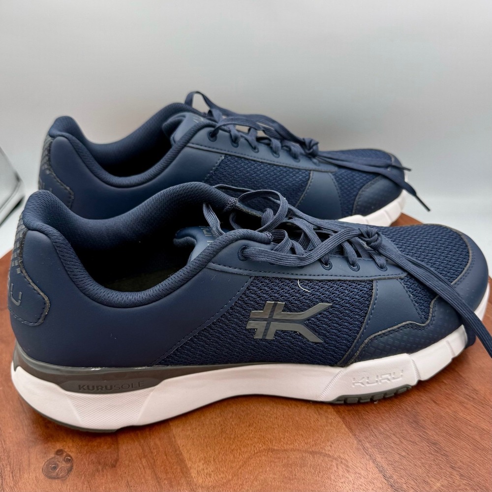 Kuru Quantum 2.0 Athletic Sneakers Indigo Blue Slate Gray 105008140 Mens 14 Wide